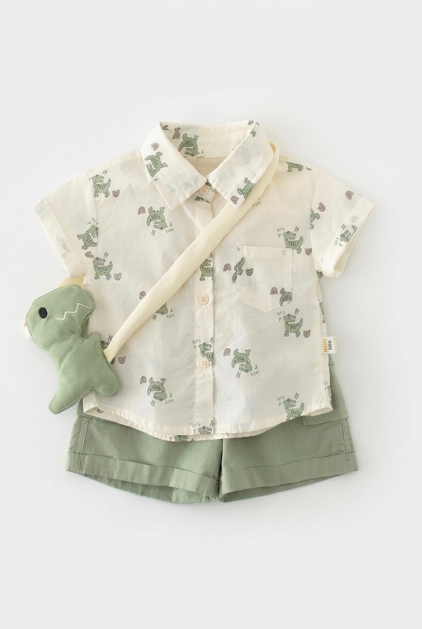 Dino Adventure 3-Piece Outfit Set
