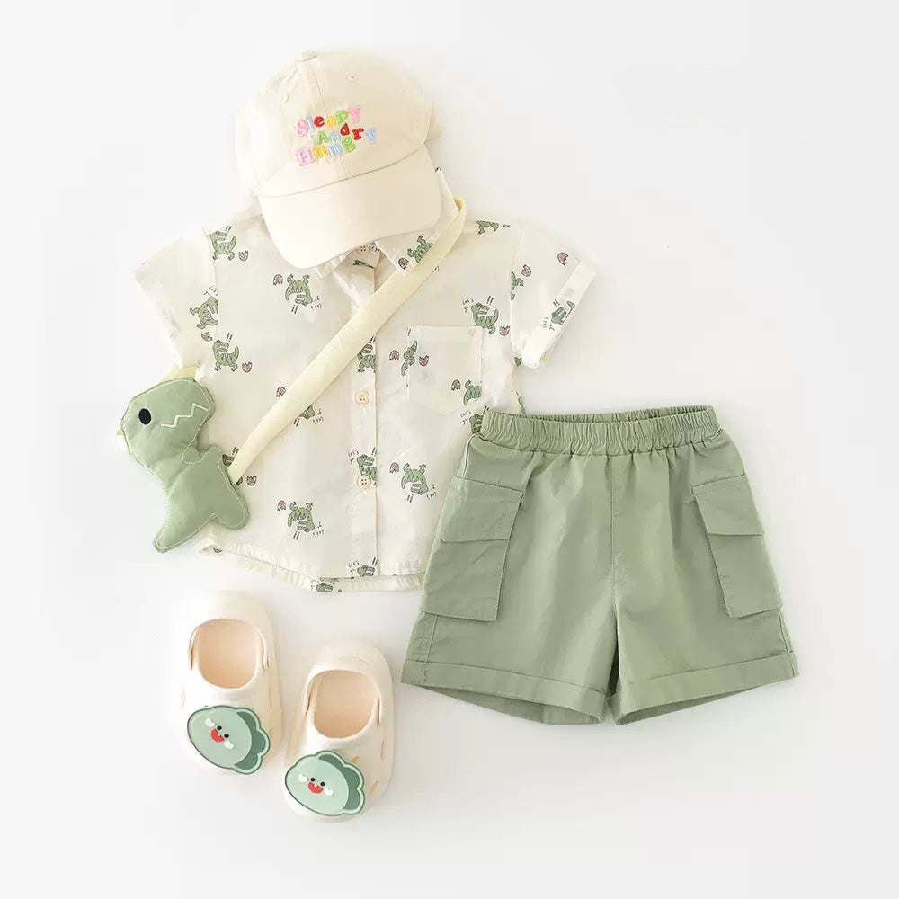 Dino Adventure 3-Piece Outfit Set