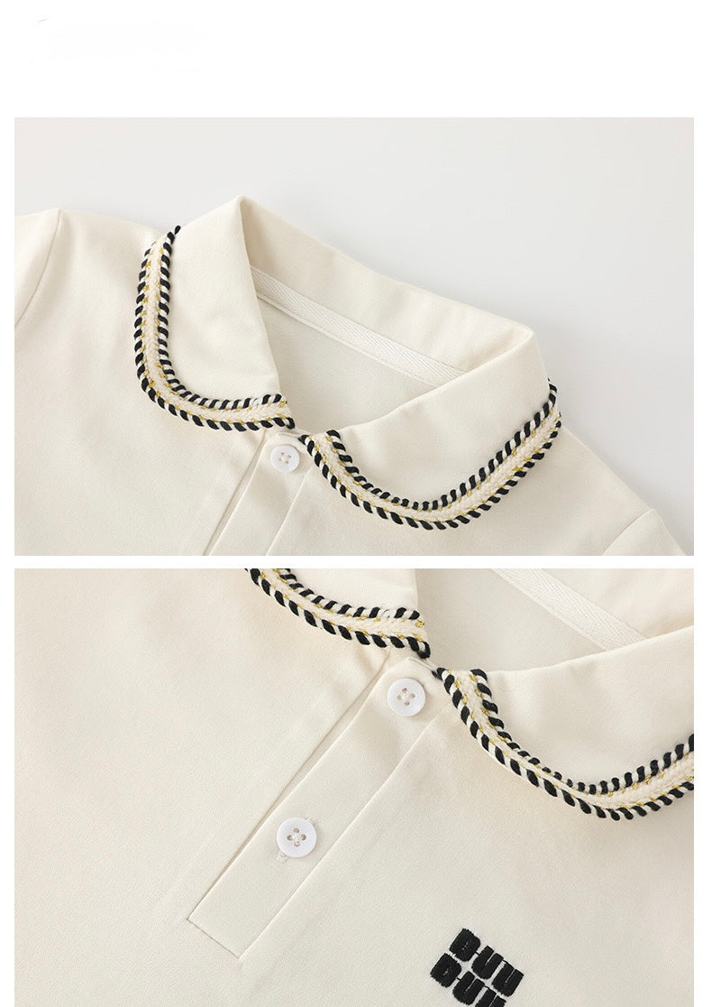 White Cotton Mini Dress
