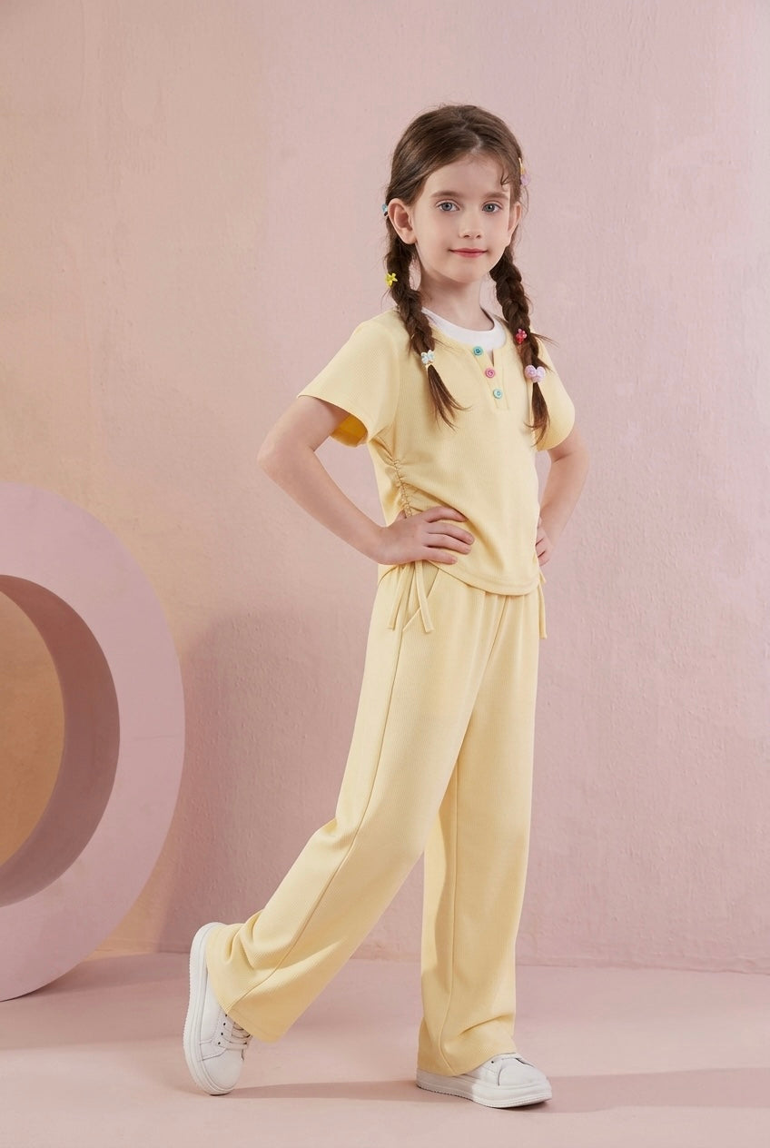 Sunny Sunshine Rib-Knit Set