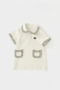 White Cotton Mini Dress