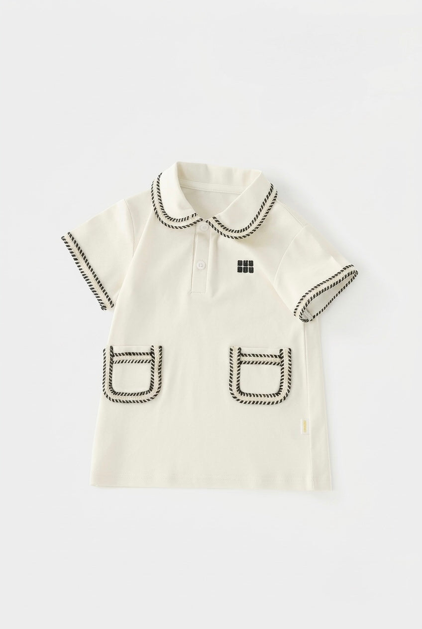 White Cotton Mini Dress