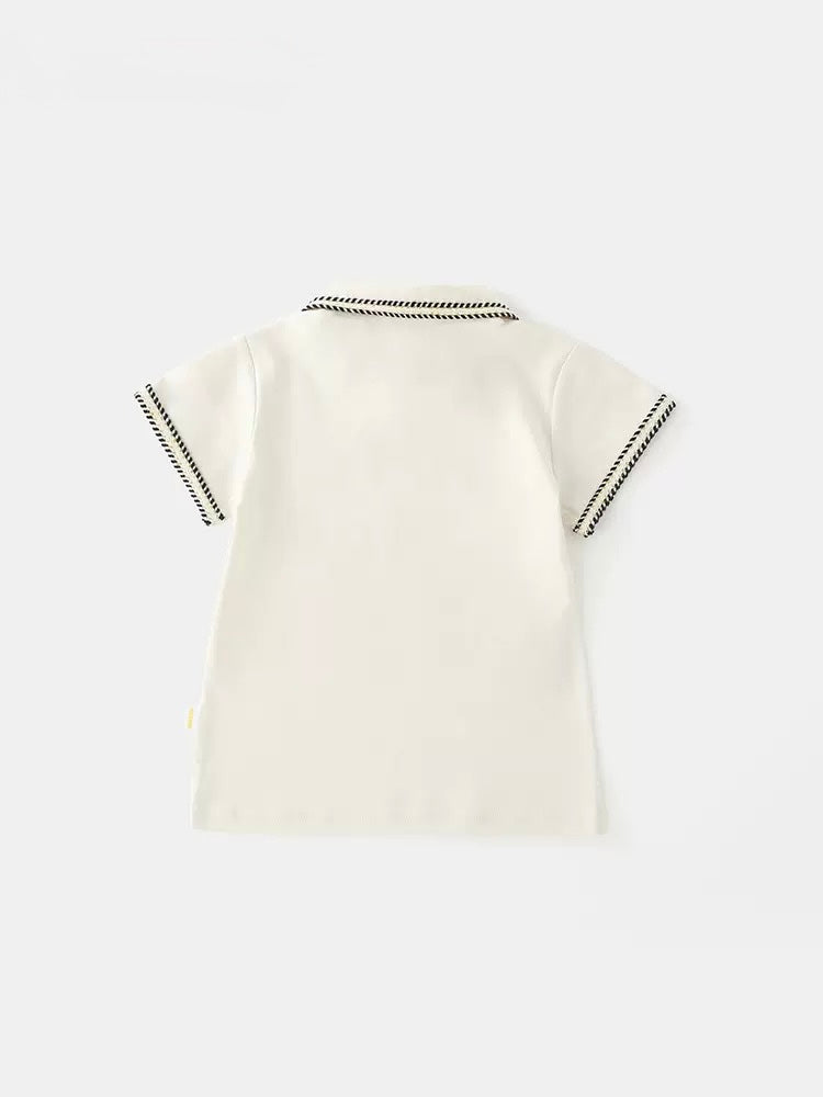 White Cotton Mini Dress