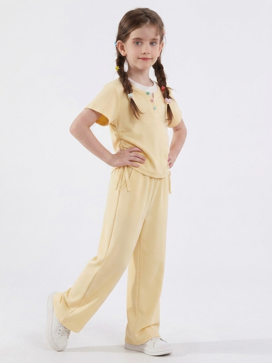 Sunny Sunshine Rib-Knit Set