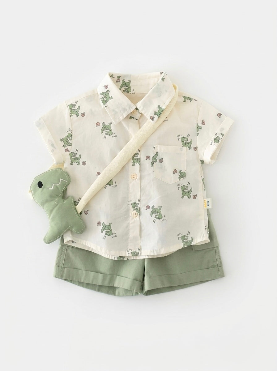 Dino Adventure 3-Piece Outfit Set