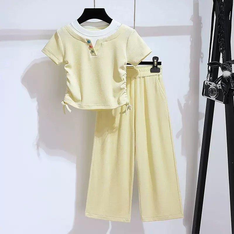 Sunny Sunshine Rib-Knit Set