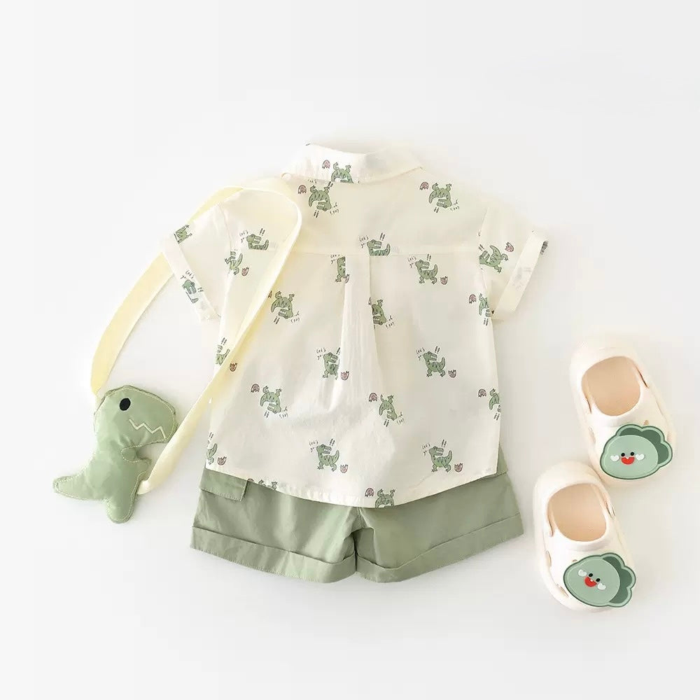 Dino Adventure 3-Piece Outfit Set