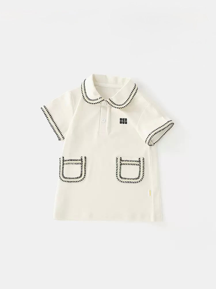 White Cotton Mini Dress