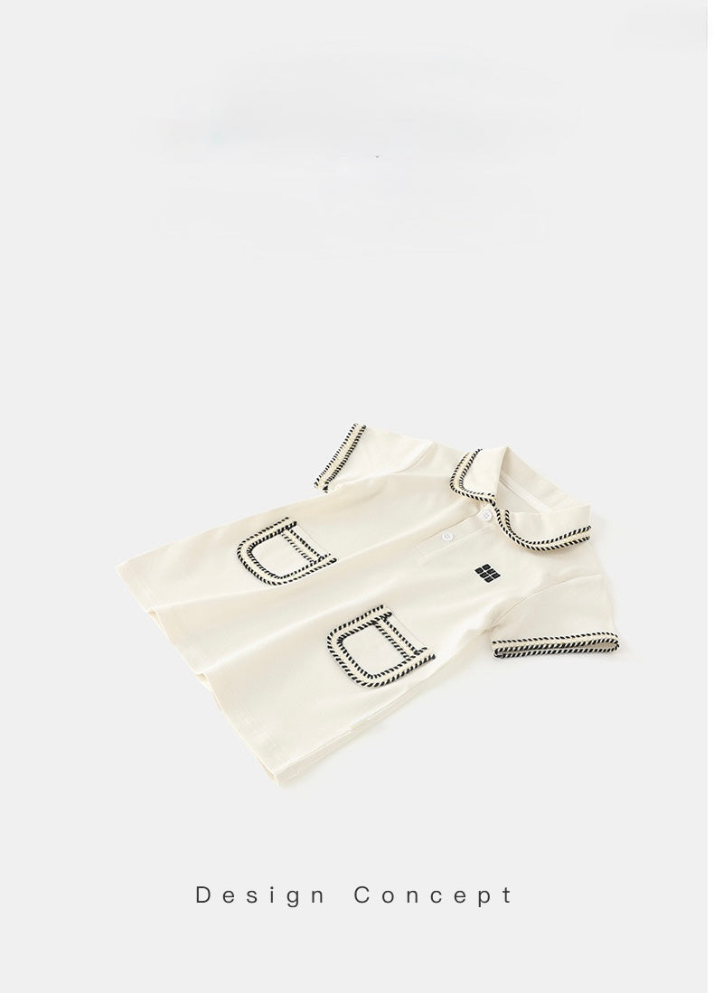 White Cotton Mini Dress