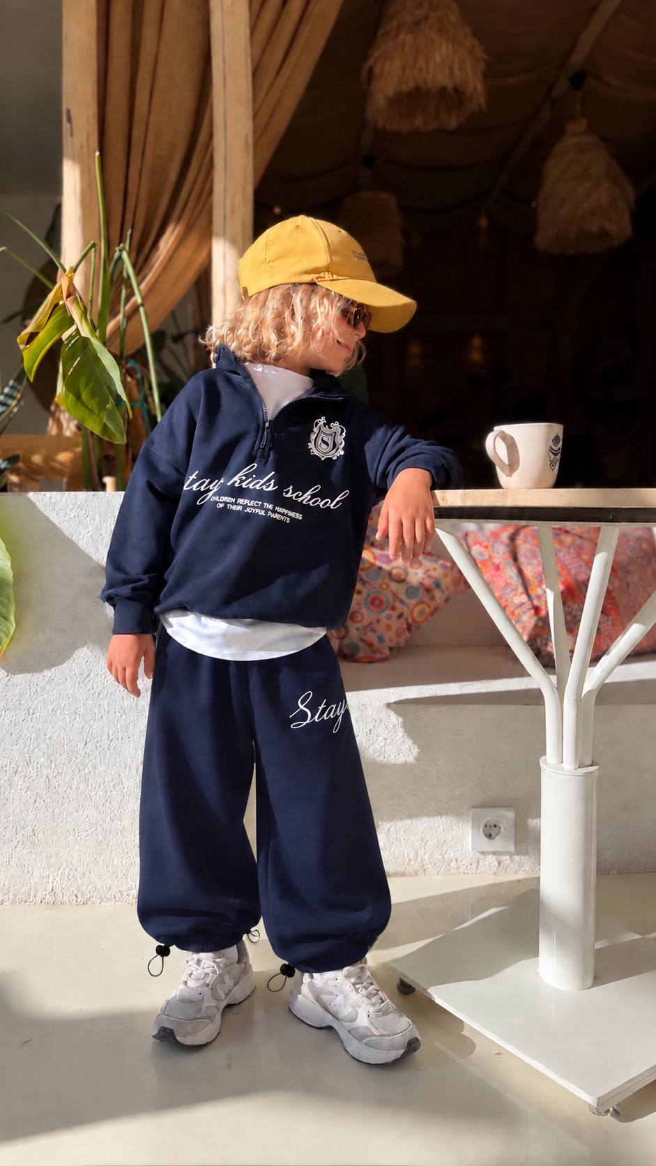 Stay Kids School Half-Zip Set
