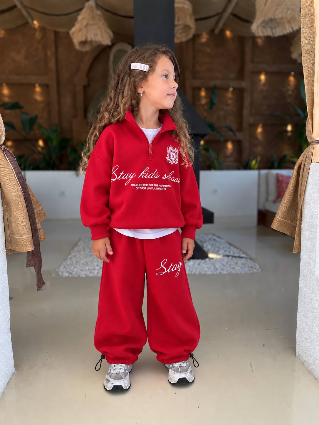 Stay Kids School Half-Zip Set