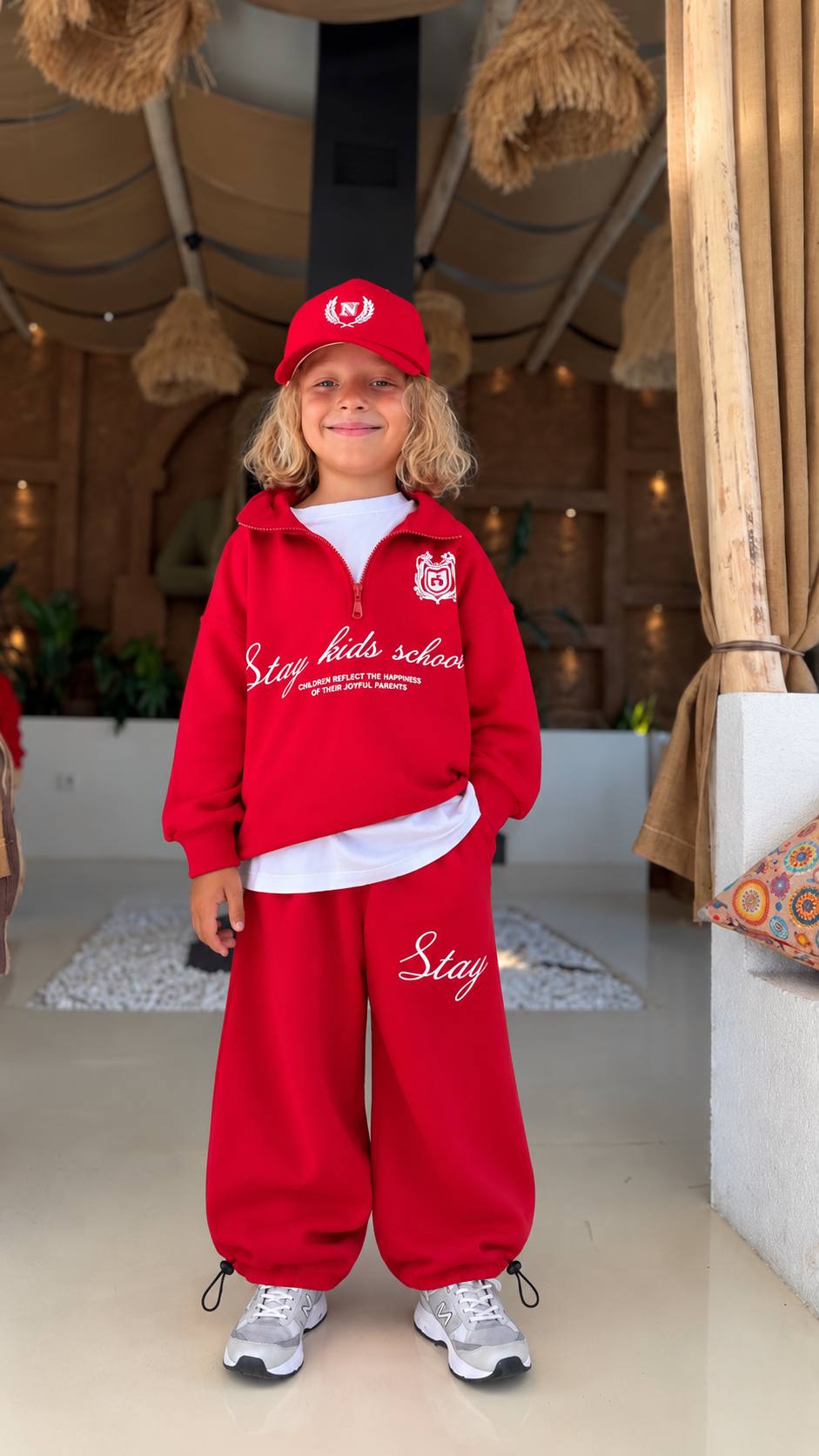 Stay Kids School Half-Zip Set
