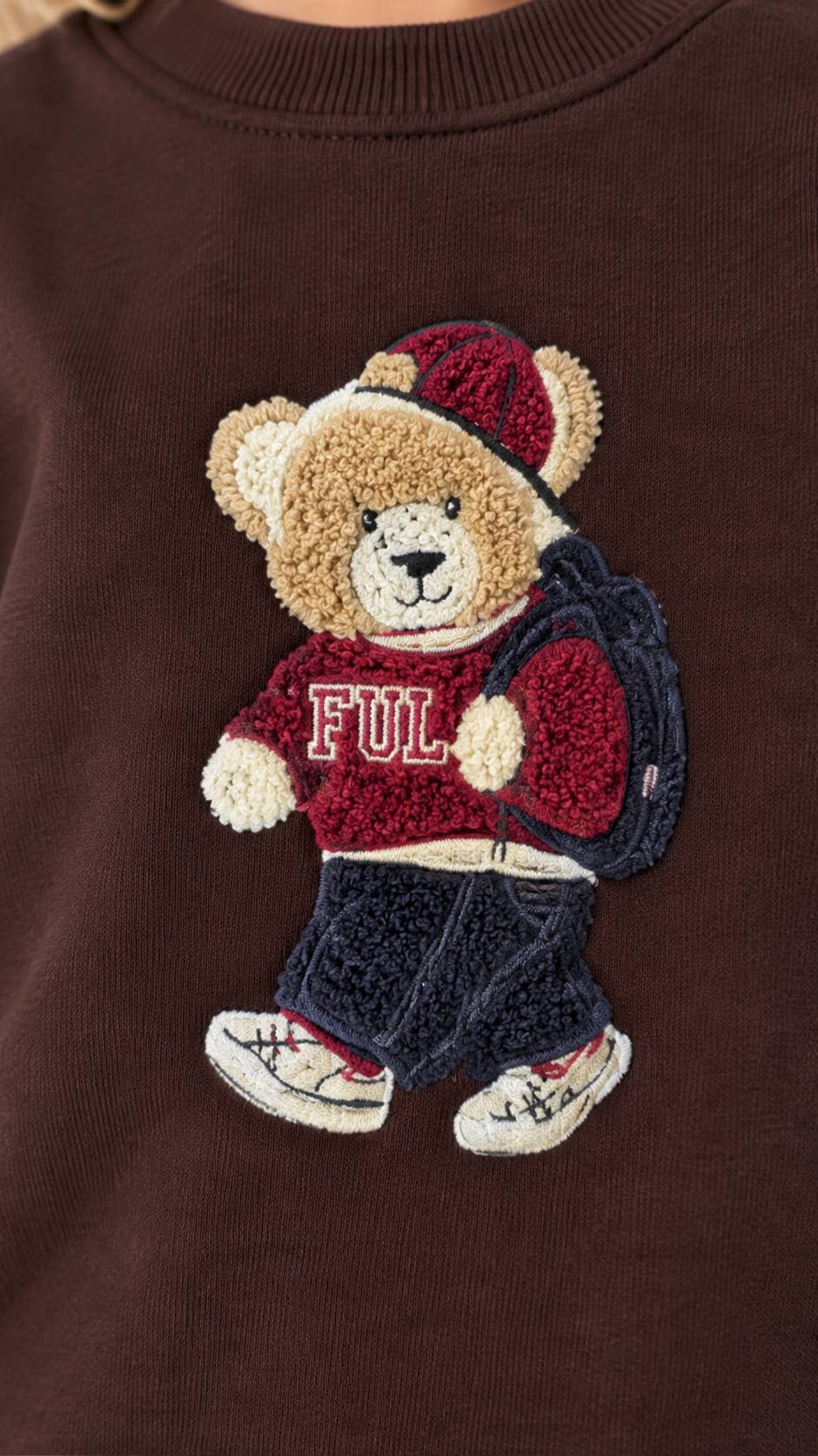 Varsity Teddy Checkered Set
