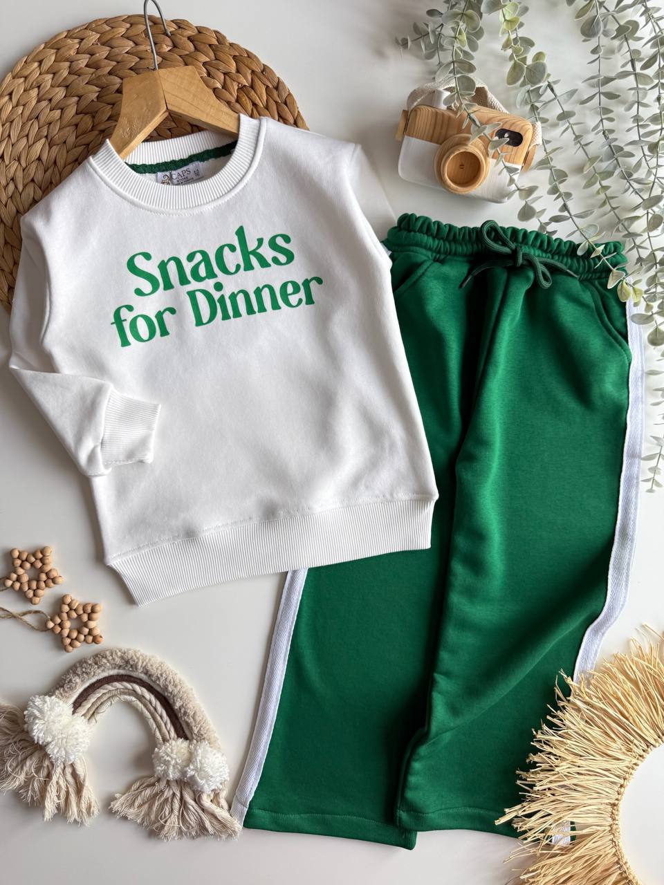 Snacks for Dinner Sweatshirt & Jogger Set
