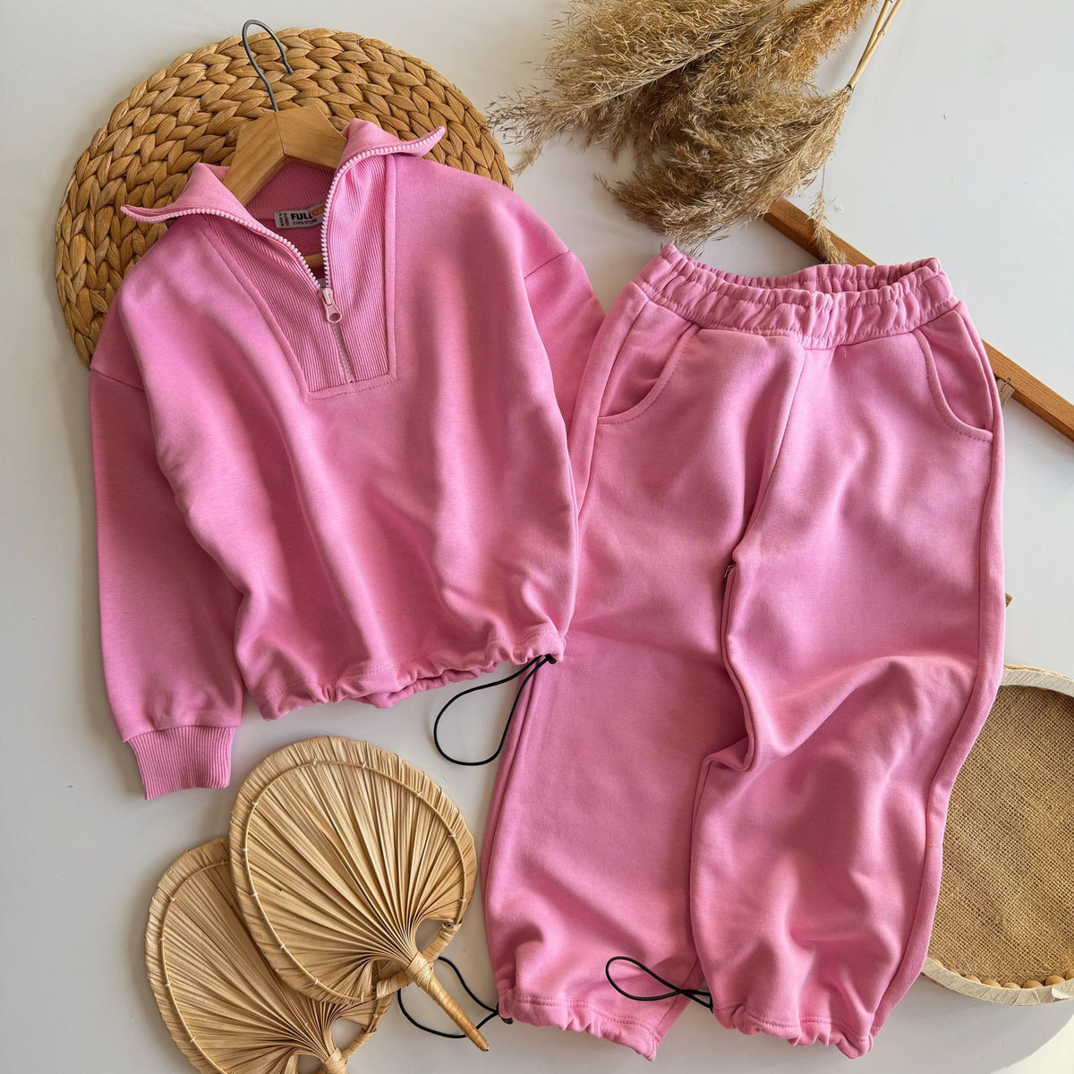 Lemon Half-Zip Jogger Set