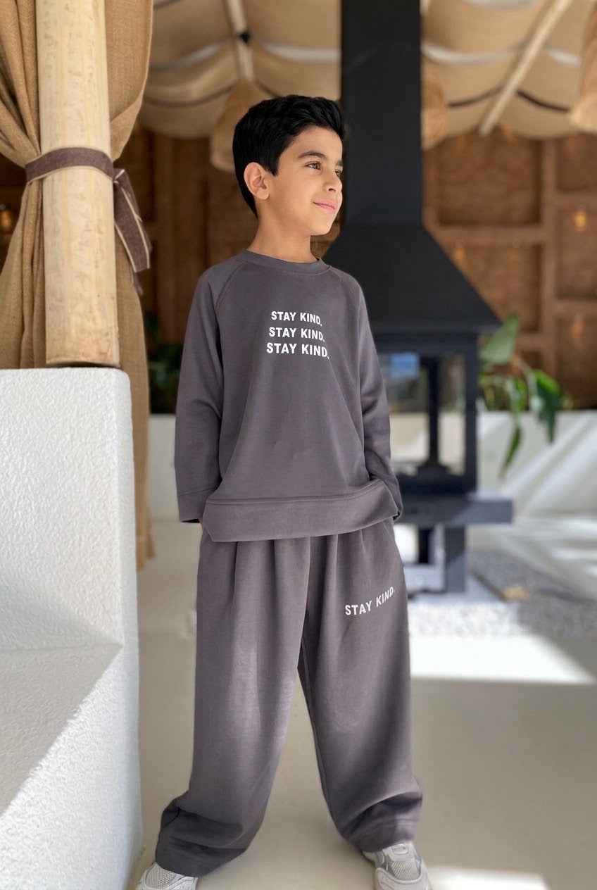 Stay Kind Sweatshirt & Jogger Set