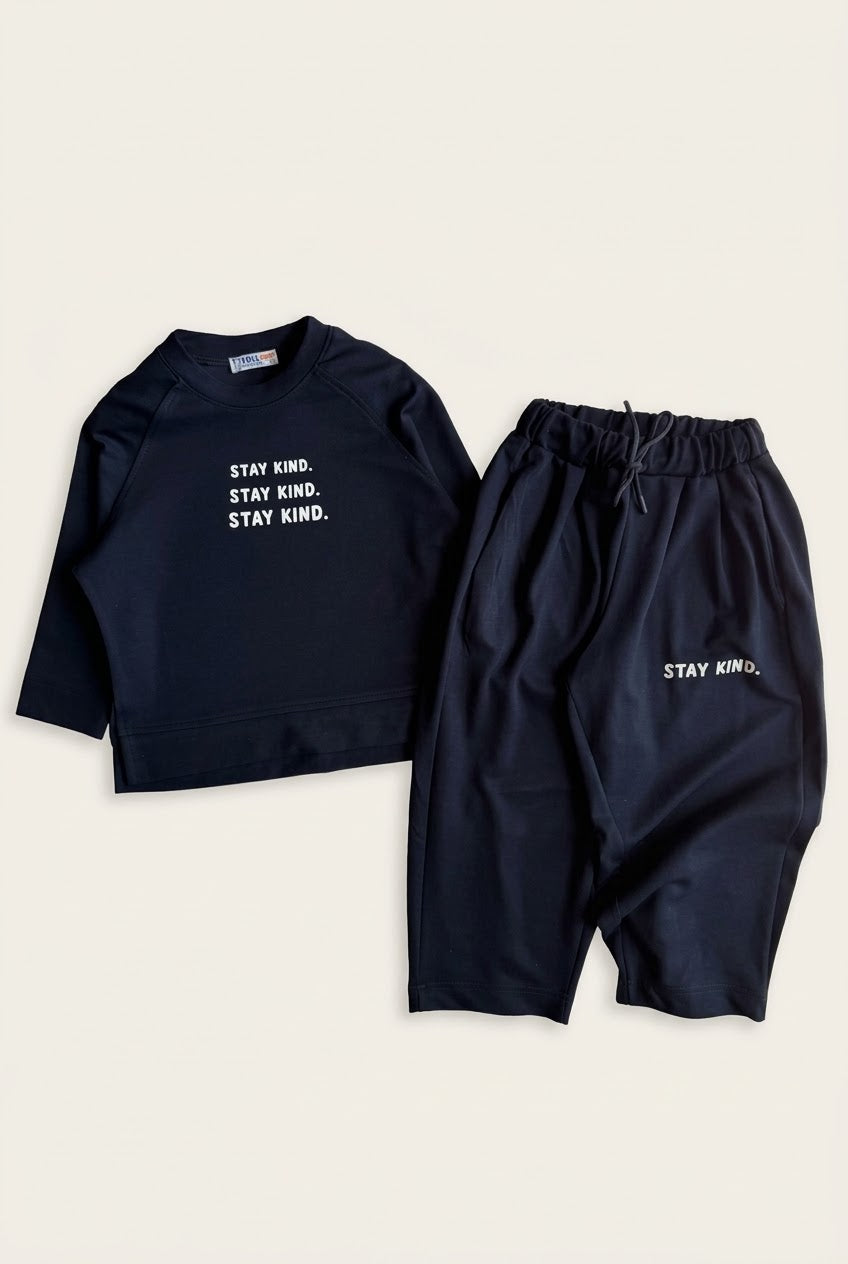 Stay Kind Sweatshirt & Jogger Set