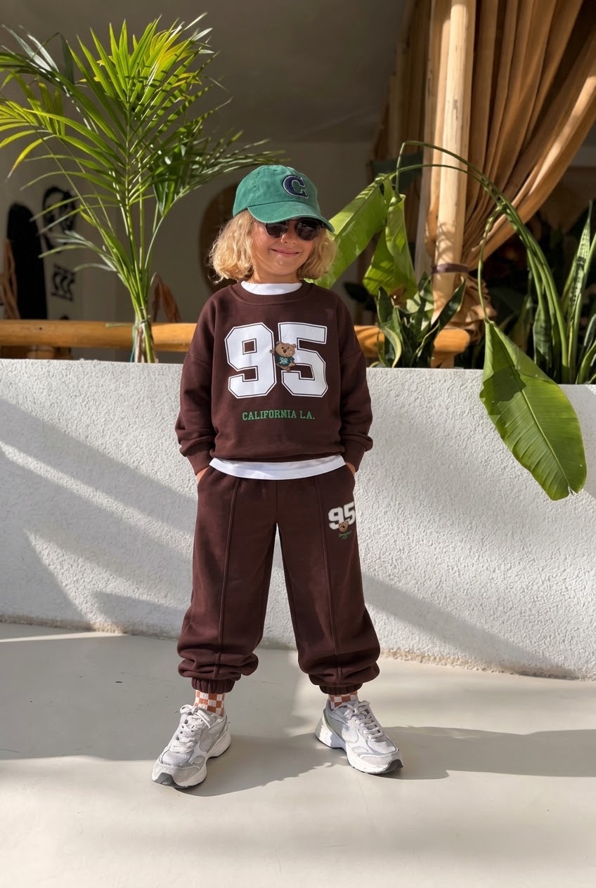 Teddy Sweatshirt & Jogger Set